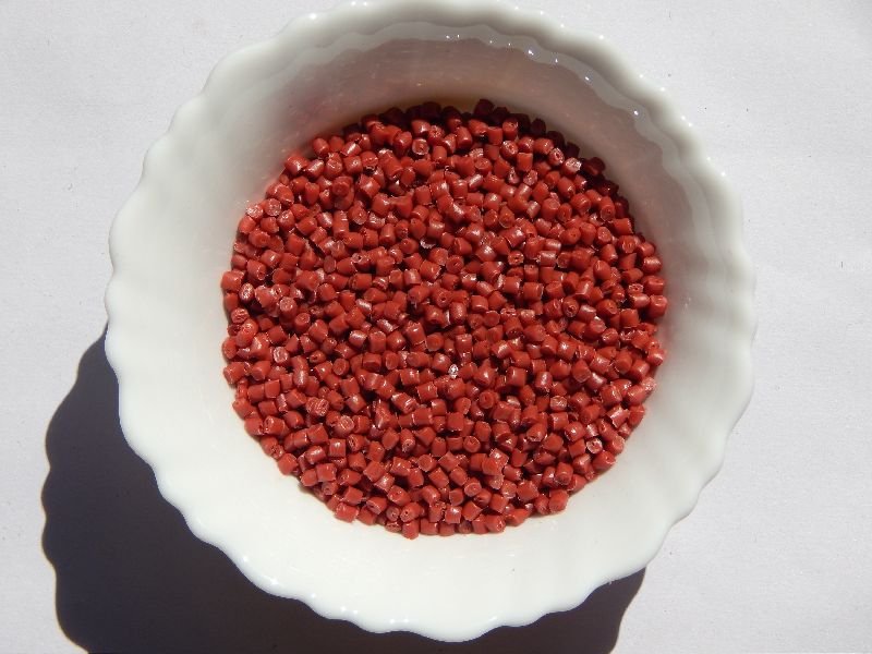 Red HDPE Blow Grade Granules