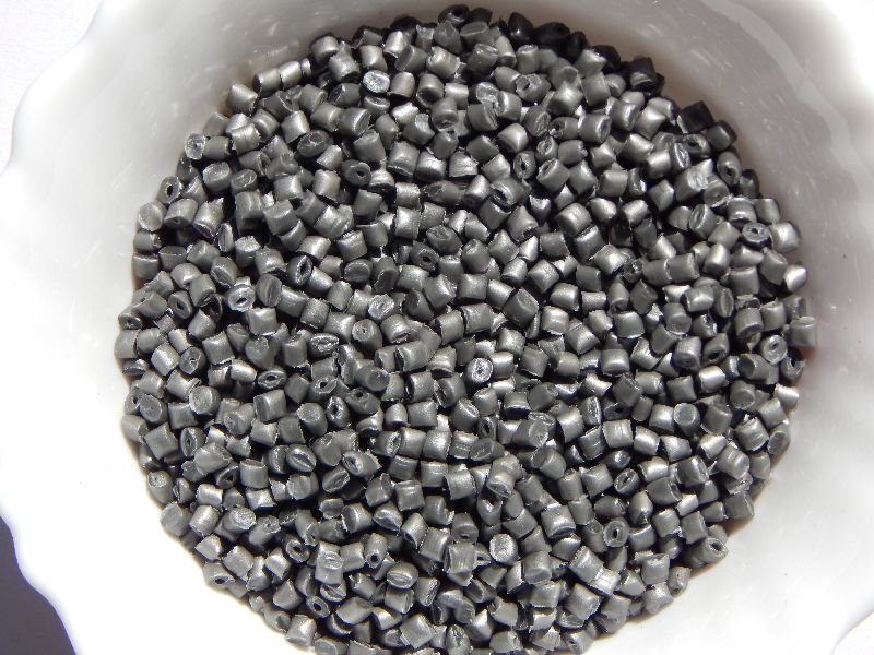 Silver HDPE Blow Grade Granules